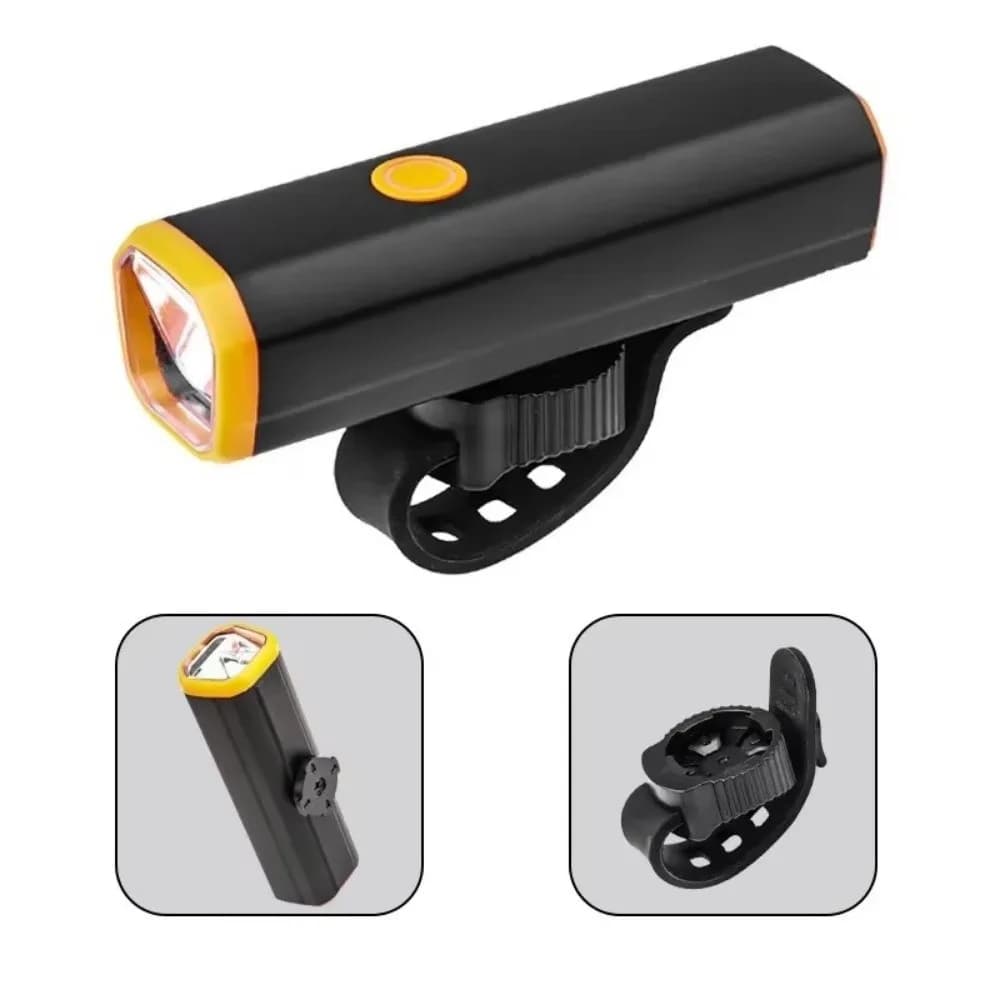 Luce per Bicicletta in Lega di Alluminio a Forma di U, Faro Anteriore Ultra Luminoso Impermeabile e Resistente alla Pioggia