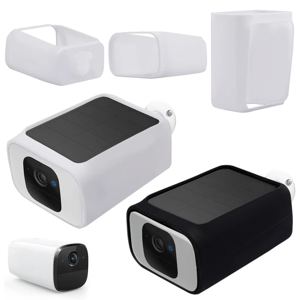 Cover Protettiva in Silicone Antiurto e Antigraffio Resistente alle Intemperie per Telecamera Eufy Security Outdoor SoloCam S230(S40)