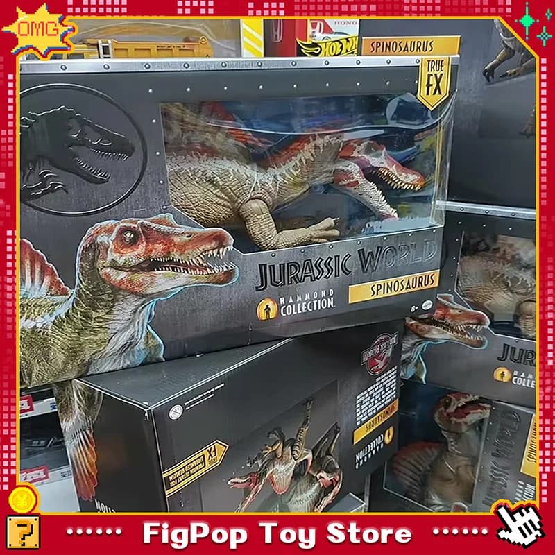 Jurassic World Fallen Kingdom Hammond Collection Dinosaur Action Figure Carnotaurus Stegosaurus Therizinosaurus Collectible Toys