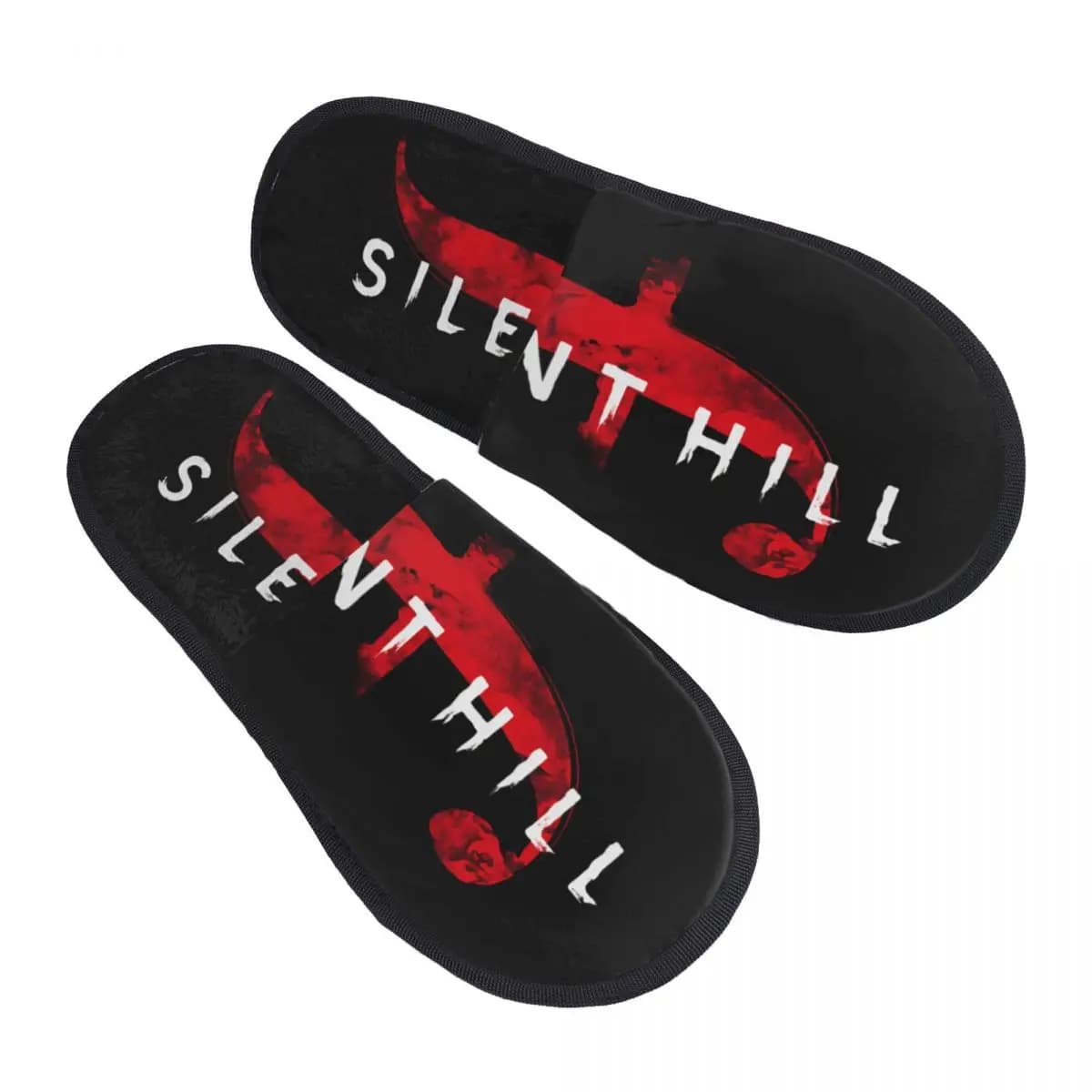 Silent Hill F Gioco horror Pantofole invernali in peluche Camera da letto Comode pantofole in pelliccia per la casa antiscivolo