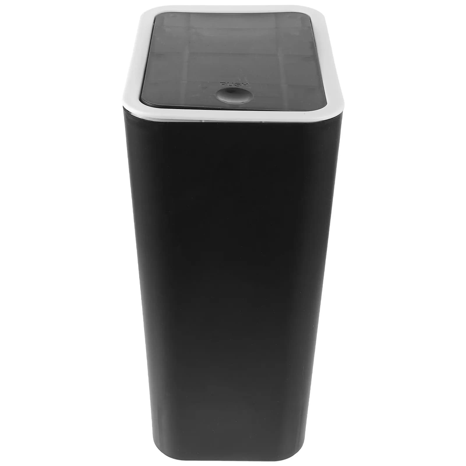 Cestino per Rifiuti con Coperchio a Pressione, Contenitore in Plastica per Bagno, Cucina, Camera da Letto, Facile da Usare, Resistente all'Usura, in PP Rinforzato