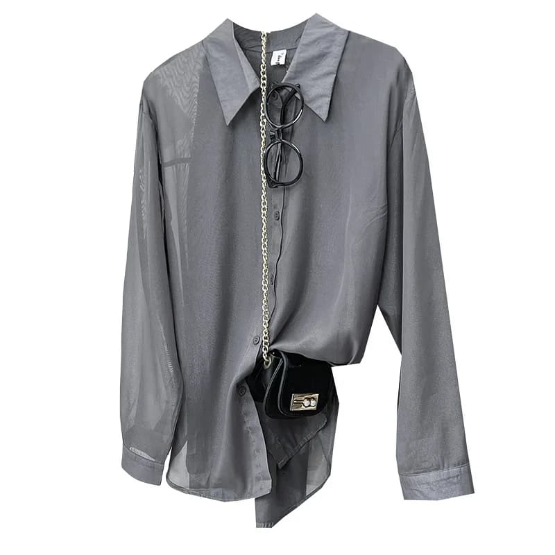 Summer Plus Size Women Blouses 100KG Fashionable And Lightweight Back With lace-up Shirts And Sun Protection 3052