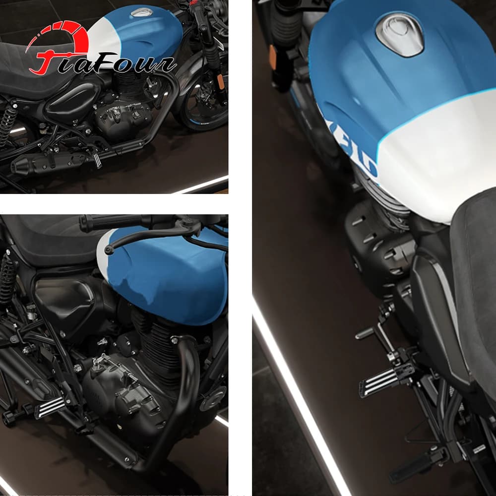 Moto Anteriore Rider Pedane Poggiapiedi Pedane Pedale Per INTERCEPTOR 650 CONTINENTAL 650 GT 650 Hunter 350