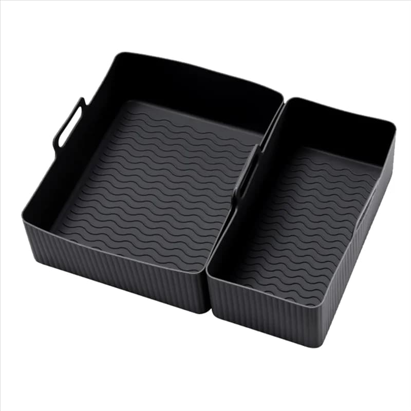 B03C-Vassoio for air fryer Air frying basket for air frying machine Reusable tray for oven Non-stick pizza baking tray