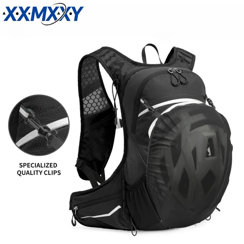 Zaino idrico ultraleggero impermeabile 1 pz per sport all'aperto, ciclismo, corsa, escursionismo, con scomparto porta casco