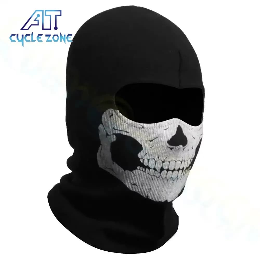 Balaclava from Moto with Press Skull, Full Mask Windproof for Moto, Ski-neck, Bicycle Subcasco
