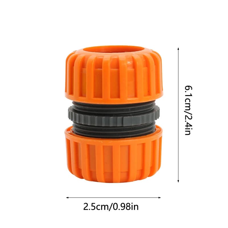 2 Pezzi Connettore Rapido per Tubo da Giardino - Raccordo per Irrigazione Facile da Collegare e Durevole per Giardino