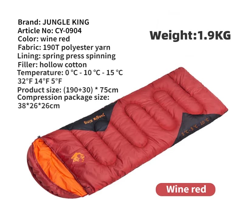 Ultralight Waterproof Envelope Sleeping Bag 4-Season Thermal Backpacking Sleeping Bag for Outdoor Camping Hiking