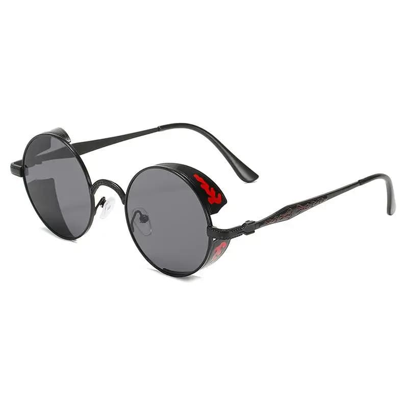 Occhiali da sole Steampunk, occhiali da sole rotondi, occhiali da sole resistenti ai raggi UV