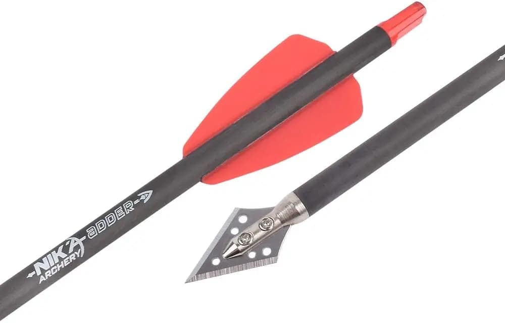 TY Tiro con l'arco 7,5 "pollici R9 Bulloni per balestra Frecce in carbonio 2" Alette rosse con testa larga da 100 grani per caccia Tiro di mira