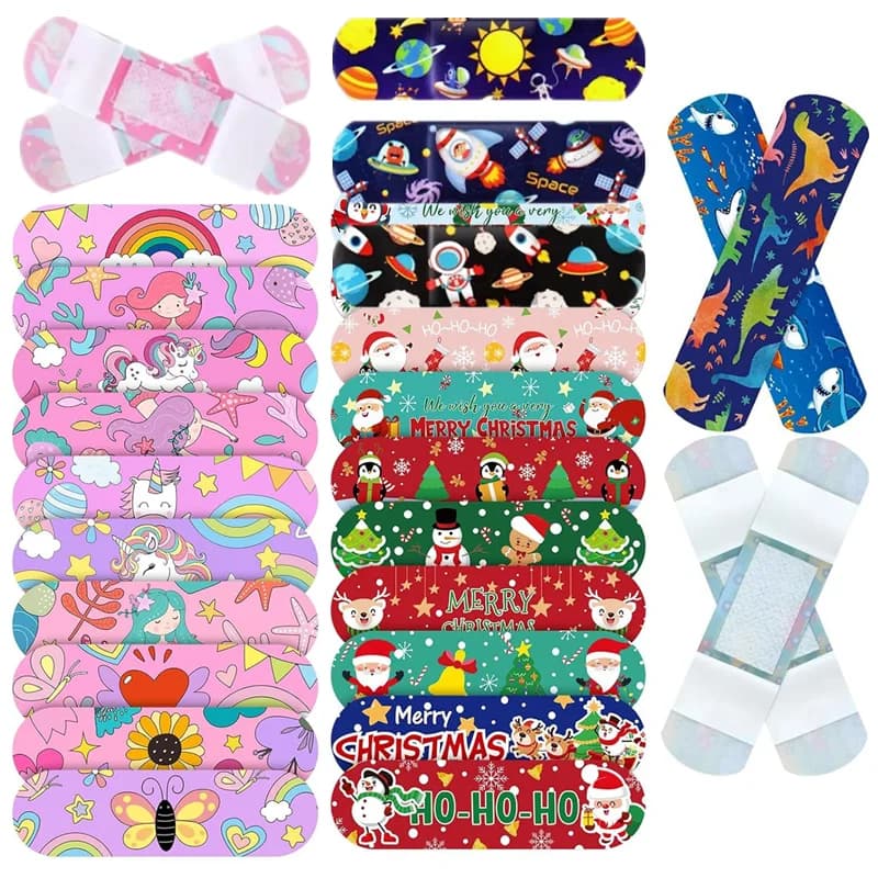 60 pz/set Cartoon Cerotto per Medicazione della Ferita Gesso Pelle Kawaii Patch Strisce di Primo Soccorso Nastro Bende Adesive Impermeabili