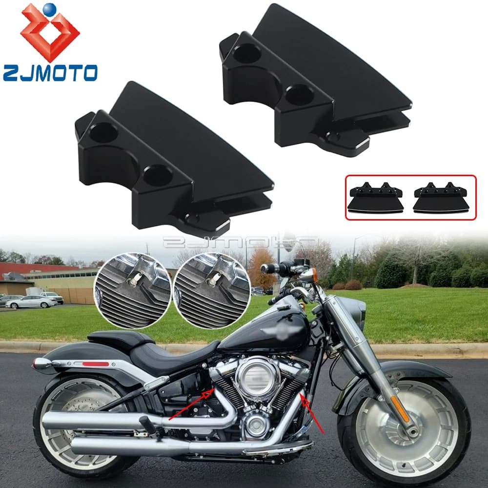 Copri Candela per Harley Touring 17-Up Freewheeler FLRT Heritage Classic FLHC FLHCS Softail Motore M8, Accessori per Moto