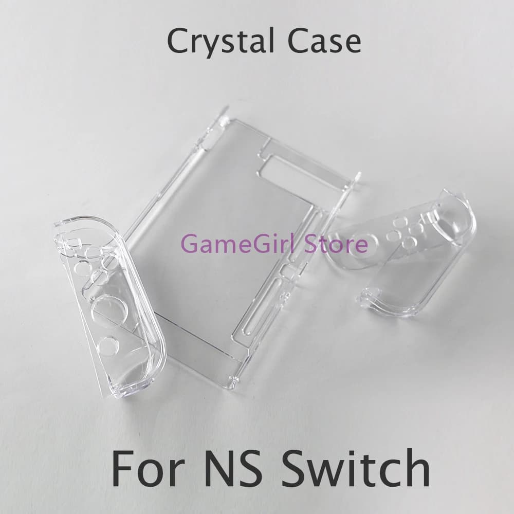1 set per console di gioco NS Nintendo Switch custodia protettiva in cristallo trasparente trasparente
