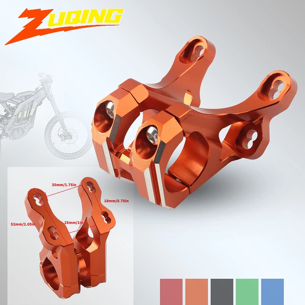 Per Surron Light Bee X Accessorio bici elettrica 2023 Staffa manubrio anteriore moto Parti modificate Enduro in alluminio CNC