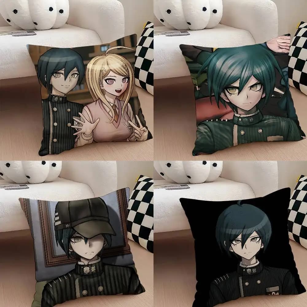 Cool H-Shuichi Saihara-W Pillow Federation Soft and Cute Pillow Sheet Federa for Car Sofa Polyester Hinge
