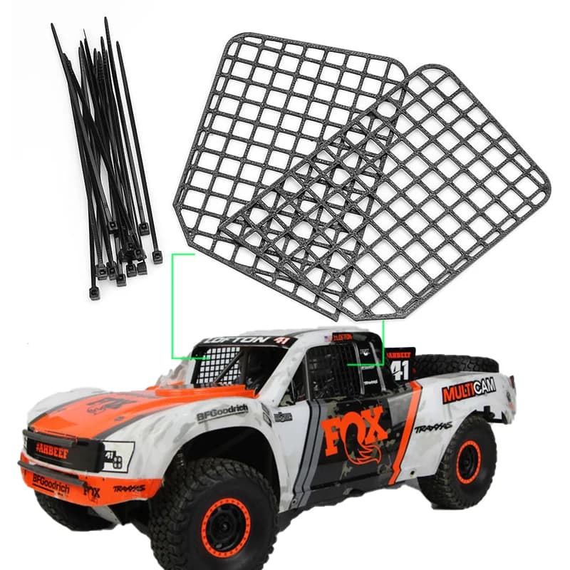1/7 UDR Simulazione Finestra di Automobile Rete Decorare per 1/7 Traxxas Unlimited Desert Racer UDR parti FAI DA TE