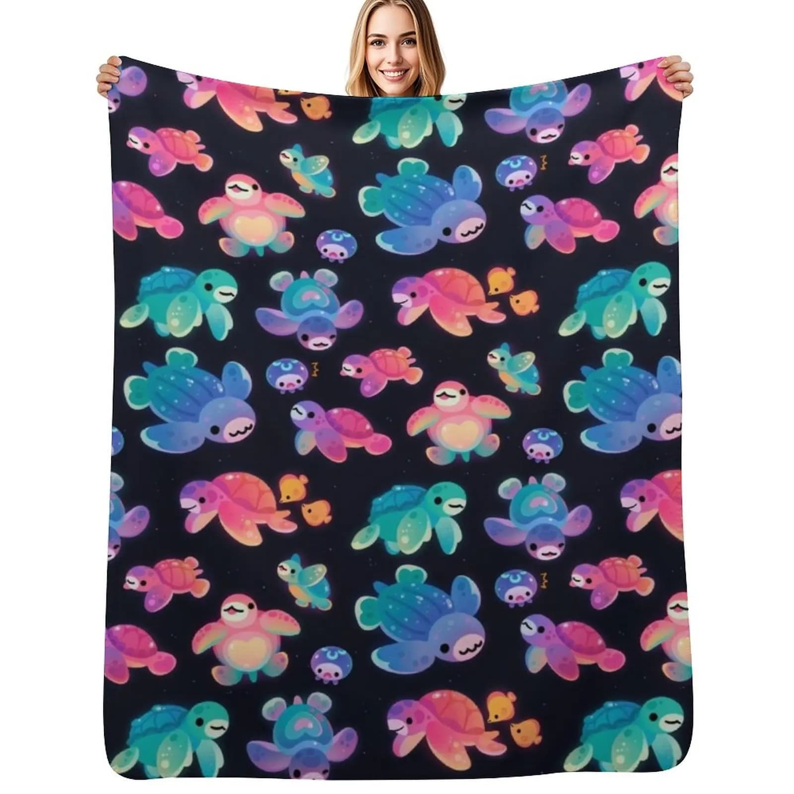 Sea turtle Throw Blanket Extra Large Throw Luxury Brand Blankets Sofas Of Decoration Sleeping Bag Loose Hairy Blankets