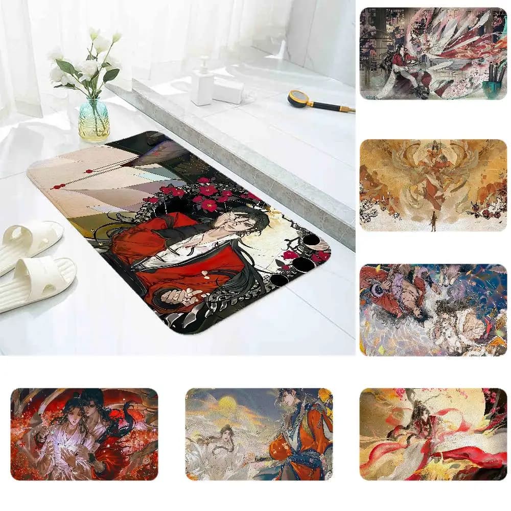 Heaven Officials Blessing Floor Mat Living Room Rug For Bedroom Welcome Mat Outdoor Rug