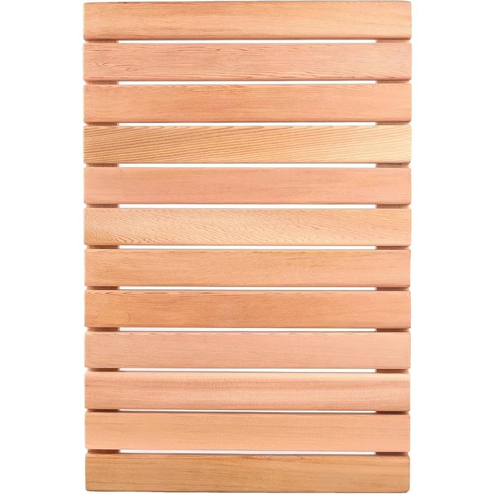 Tappetino da doccia in legno Tappetino da bagno grande antiscivolo per vasca da bagno, spa, sauna, uso interno ed esterno