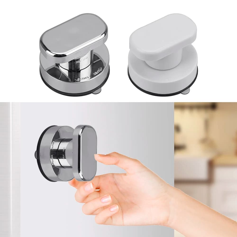 Con ventosa Corrimano antiscivolo Maniglia per doccia senza foratura per presa di sicurezza nella porta in vetro della vasca da bagno offre un impugnatura sicura