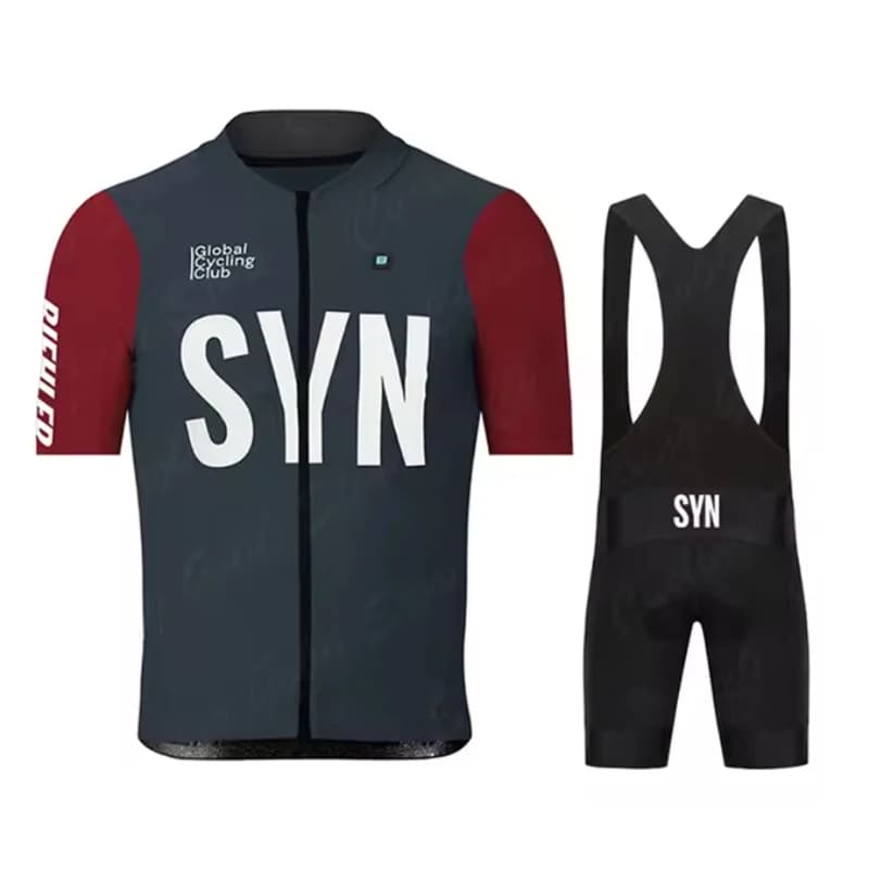 Cycling clothing set SYNful Summer Cycling Jersey Set for men Road Race Bike Shirt Suit short sleeve MTB woman shorts with bicycle straps