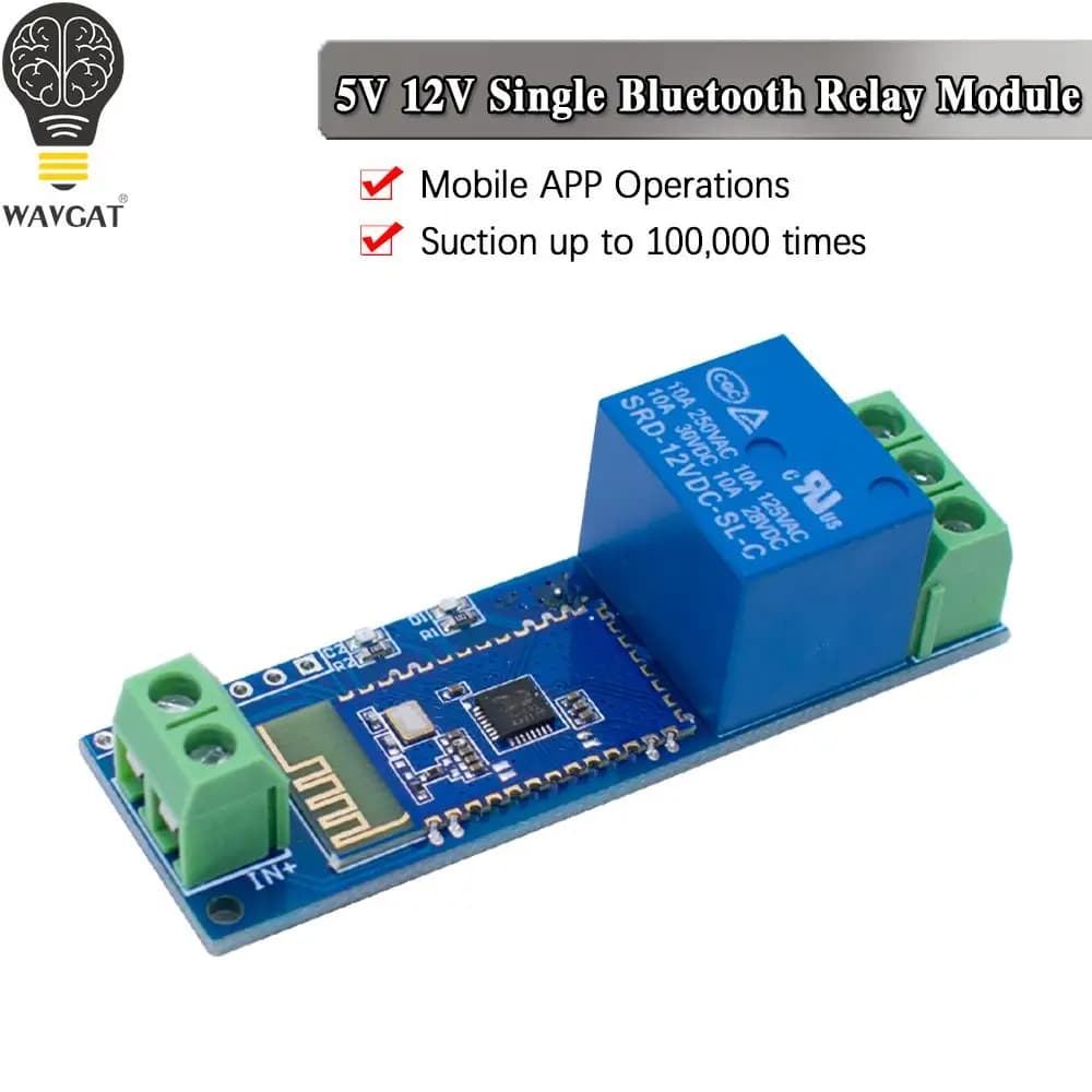 Canale singolo 5V/12V per comunicazione elettrica continua Bluetooth IoT Smart Home per Arduino