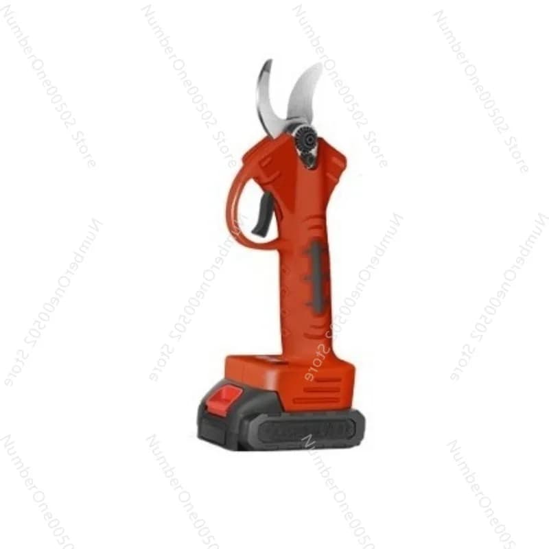 Lithium battery powered electric pruning shears to cut gardening trees