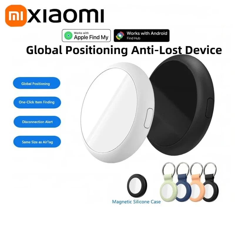Localizzatore GPS Xiaomi Mini Smart Anti-Smarrimento per Auto, Animali Domestici, Bambini, Borse - Tracker Bluetooth Air Tag per iOS
