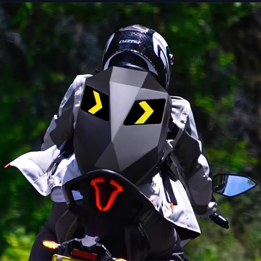 Backpacks with LED lights for motorcycle, bike, cycling, men's and women's backpack, helmet bag, school bag, backpack, Rugzak