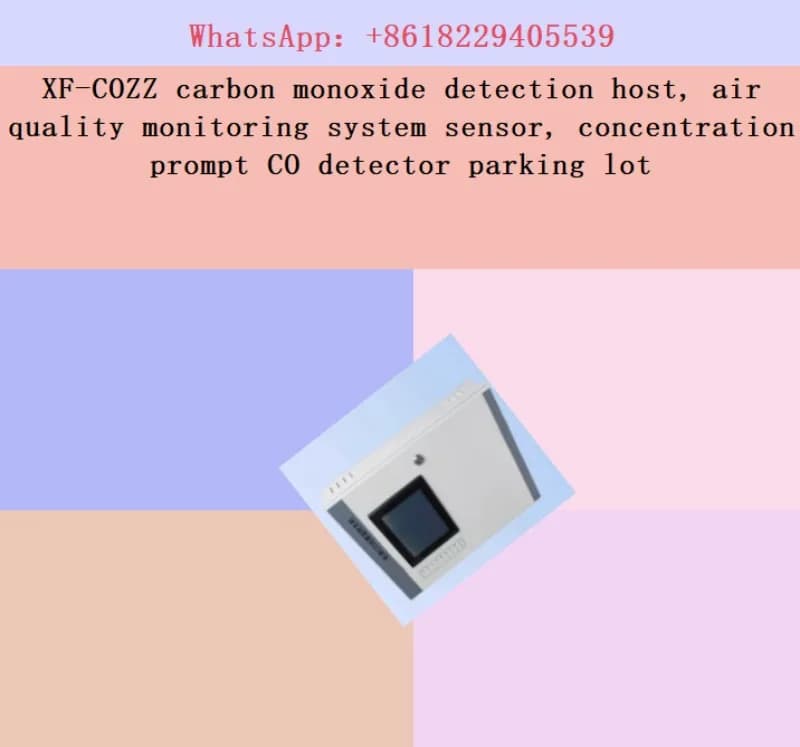 XF-COZZ carbon monoxide detection host, air quality monitoring system sensor, concentration prompt CO detector parking lot