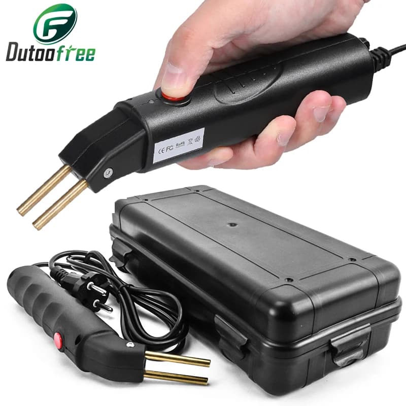 70-110W saldatore di plastica cucitrice a caldo riparazione paraurti auto Kit saldatrice di plastica pistola termica saldatore di plastica strumento Garage