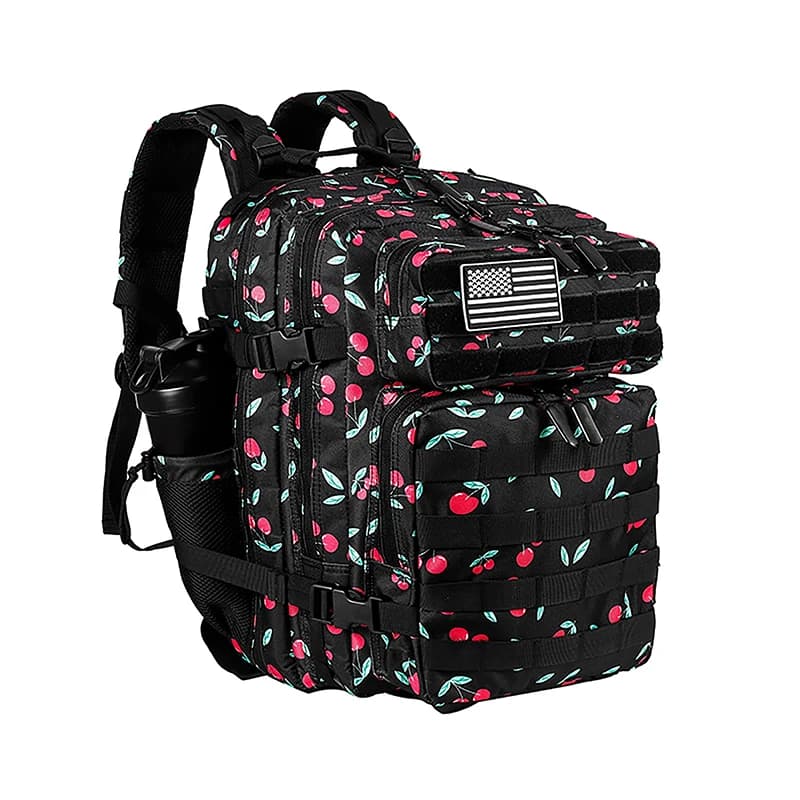Zaino da atleta tattico LHI 35L Borsa da scuola piccola impermeabile in ciliegio Zaino da viaggio per weekend durante la notte Zaino da palestra sportivo