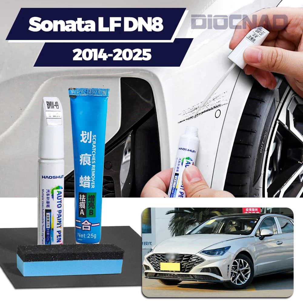 Auto Touch Up Vernice Penna Riparazione Graffi Rimozione Graffi Cera Vernice Cura Per Hyundai Sonata LF MK7 DN8 MK8 2014-2025 2015 2016 2017