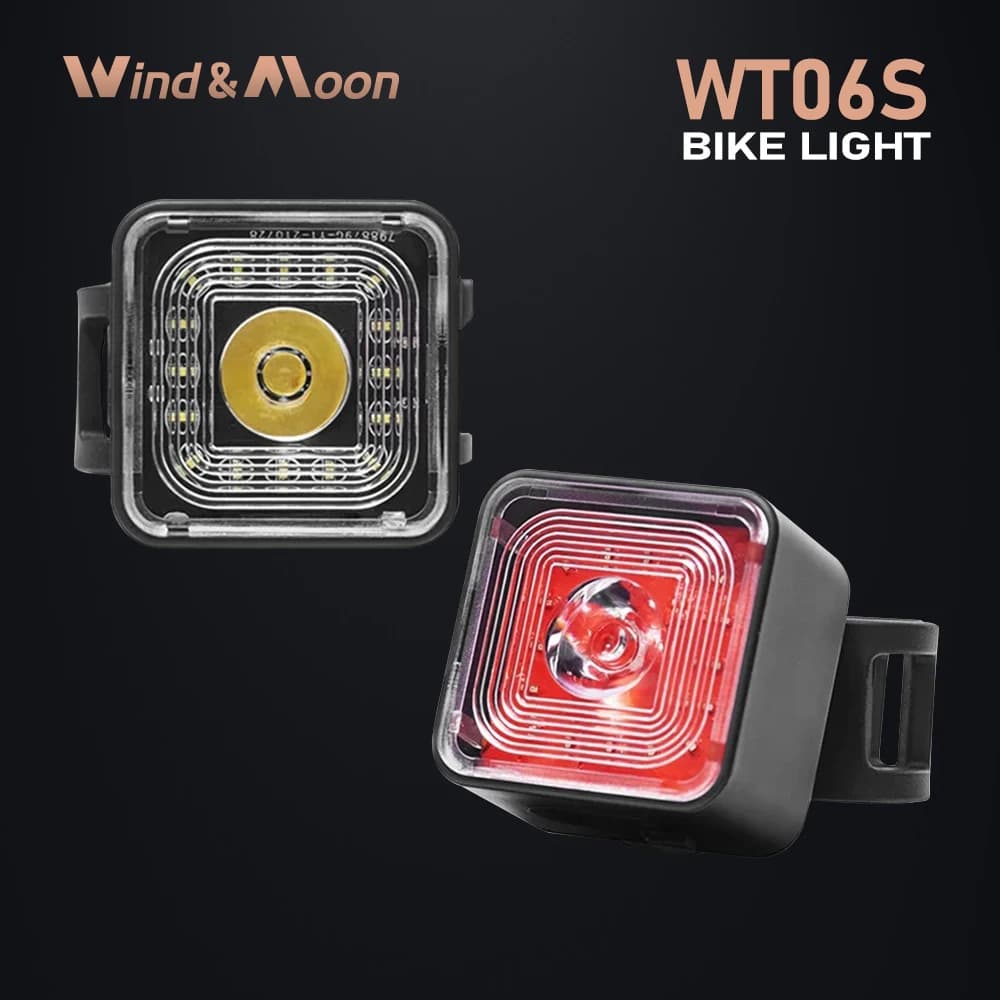 Smart Bicycle Brake Rear Light Set IP66 Road Bike Rear Light MTB Waterproof Night Bike Safety Lamp USB