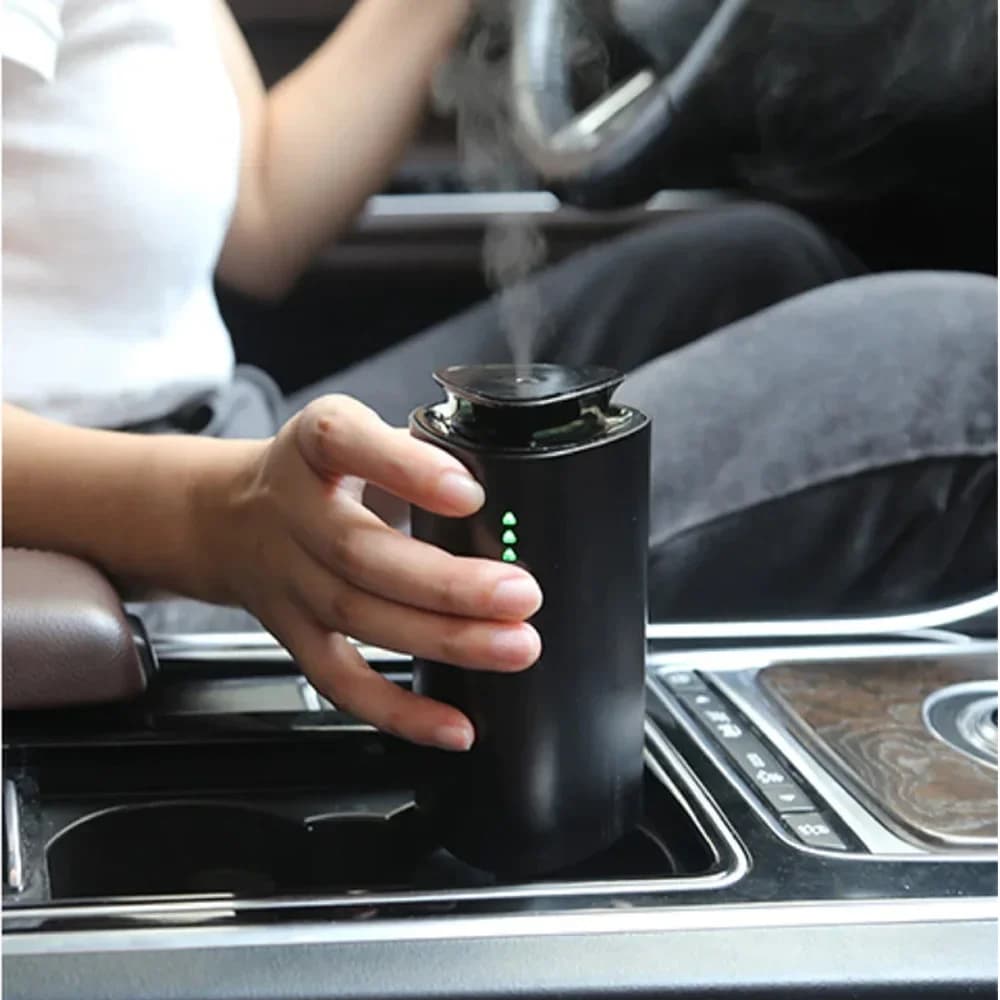 NAMSTE Car Fragrance Diffuser Automatic Air Purifier Aromo Deodorant for Home Environment USB Charging for Aroma Diffuser for Car 1200mAh