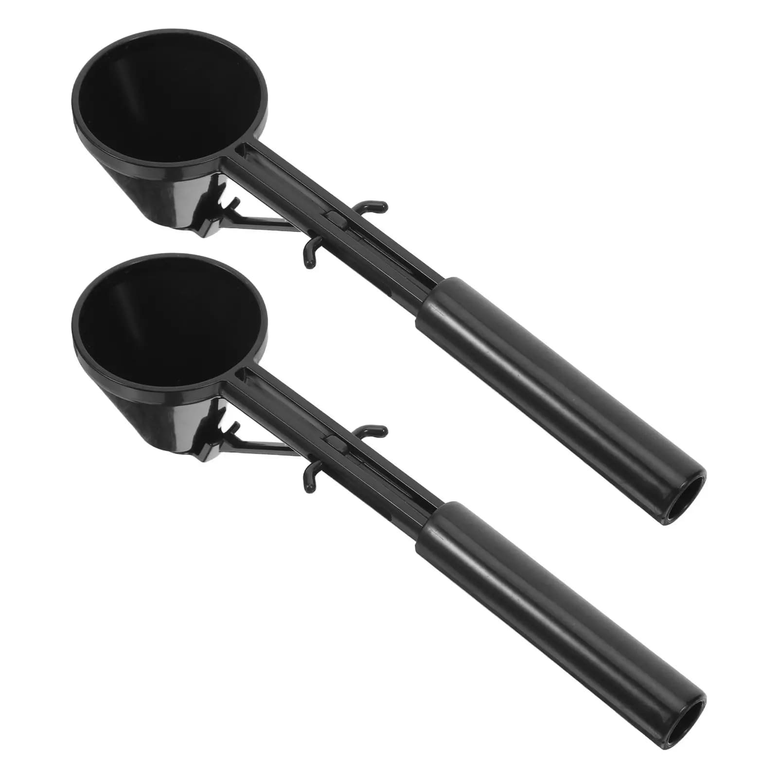 2Pcs Coffee Measuring Spoon with Funnel Set 7.5 Inch Plastic Espresso Scoop for Ground Coffee Protein Powder Baking Tea Spices
