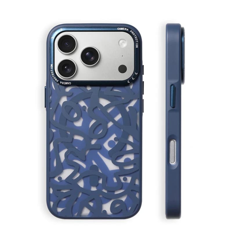 Luxury Original Graffiti For Magsafe Matte Case For iPhone 18Pro 17Pro 17 Pro Max Funda Wireless Charge Hard Magnetic Back Cover
