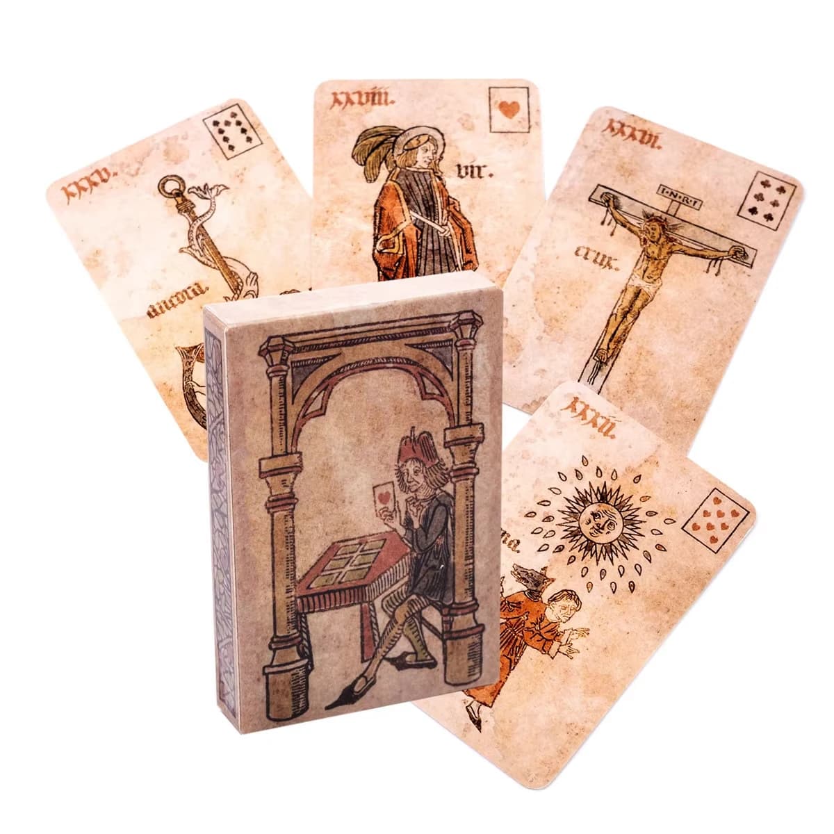 Mazzo di tarocchi Silson Lenormand Giochi da tavolo per divinazione di alta qualità Giochi di intrattenimento per feste Gioco di carte occulte