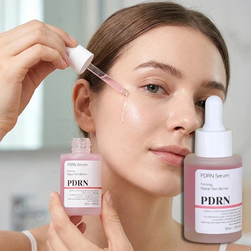 Siero al Collagene con Acido Ialuronico, Essenza Idratante per il Viso, Vitamina C Illuminante e Nutriente, Liquido per la Cura della Pelle Originale