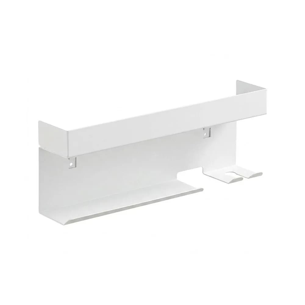 Carbon Steel Curling Iron Storage Rack No Drill Space Saving Hair Curler Storage Shelf Wall Mounted Hair Tool Holder