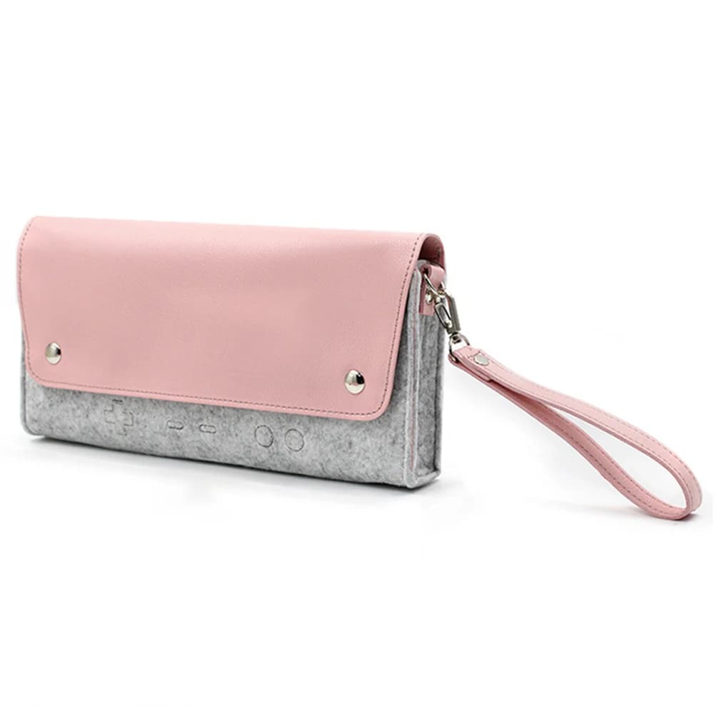 Ultra Slim Felt Pouch Carrying Case Compatible with Nintendo Switch 2/Switch OLED/Switch Lite/Switch Game Accessory Storage Bag