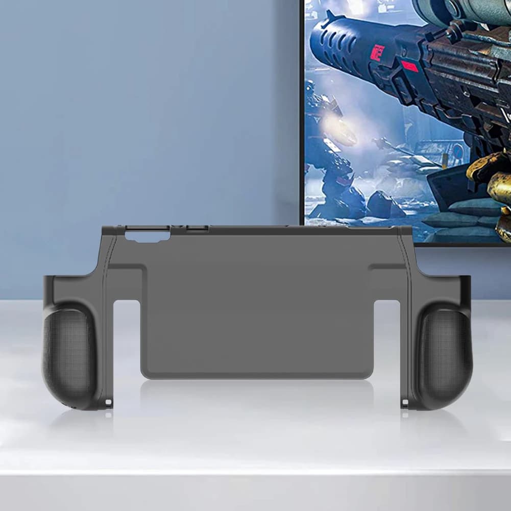 Custodia in TPU per Switch 2, protezione completa con supporto, per console da gioco portatile Switch 2