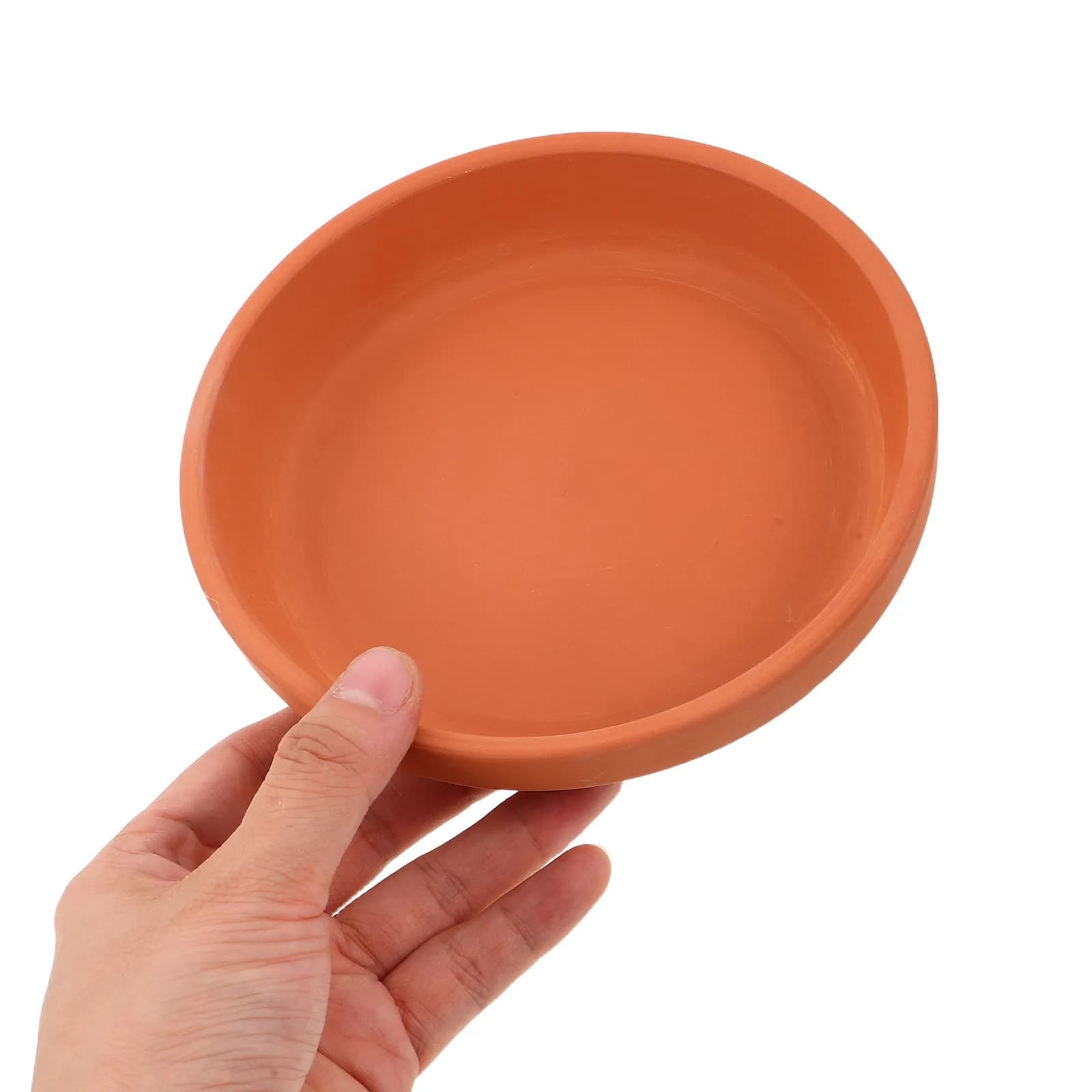 12pcs Plant Pot Saucers 11cm Terracotta Drip Pans Water trays, For Indoor/Outdoor Garden Plant Pots, Small Clay Flower Pot Trays