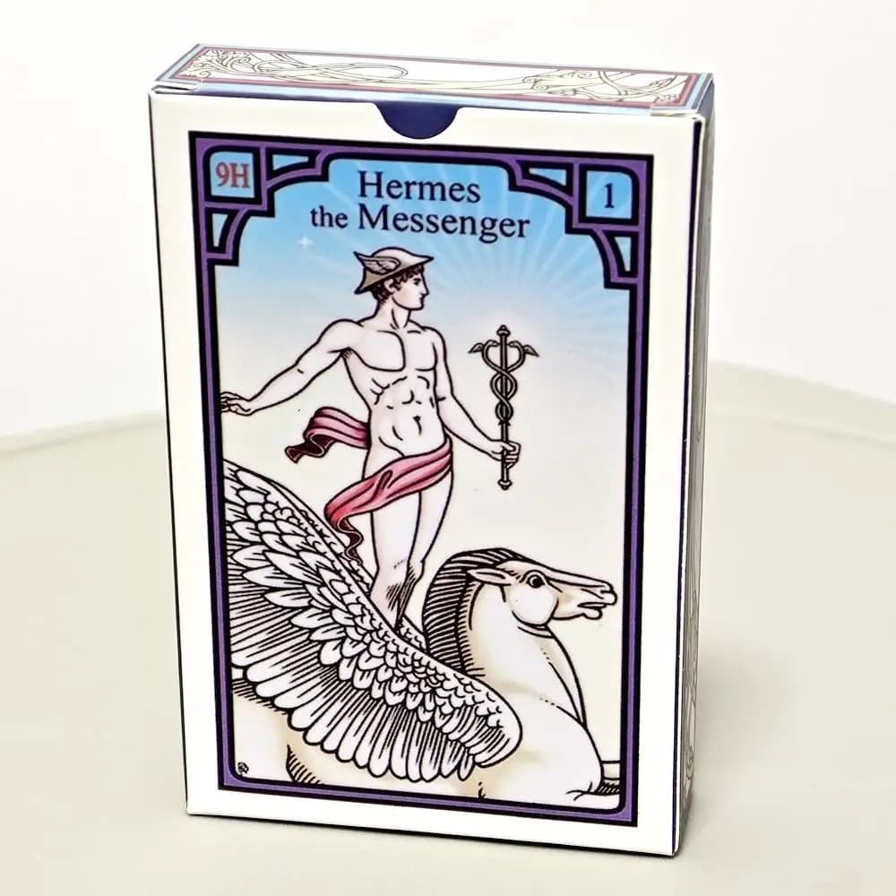 9*6cm The Burning Serpent Oracle Based on The 19th Century Lenormand Cartomantic System 40 Pcs Cards