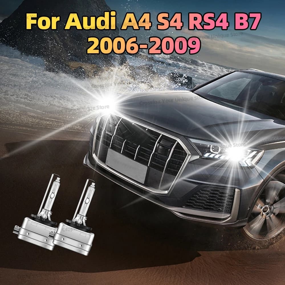2x Fari Xenon HID 6000K 8000K 10000K 35W D1S per Audi A4 S4 RS4 B7 2006 2007 2008 2009, Lampade Anteriori Auto HID DC 12V