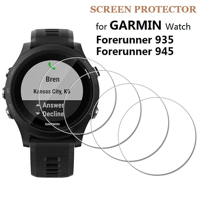 5PCS Smart Watch Protezione Dello Schermo per Garmin Forerunner 945 Forerunner 935 Vetro Temperato HD Pellicola Protettiva Trasparente