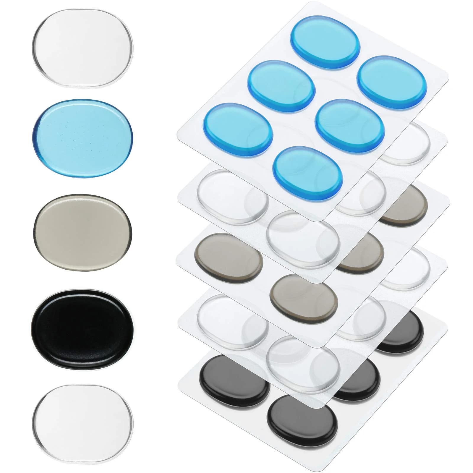 32/24/10 Pz/foglio Pezzi Tambor Smorzatore Gel Pad Tamburi In Silicone Silenziatore Per Tamburi Tono Controllo Accessori Per Strumenti A Percussione