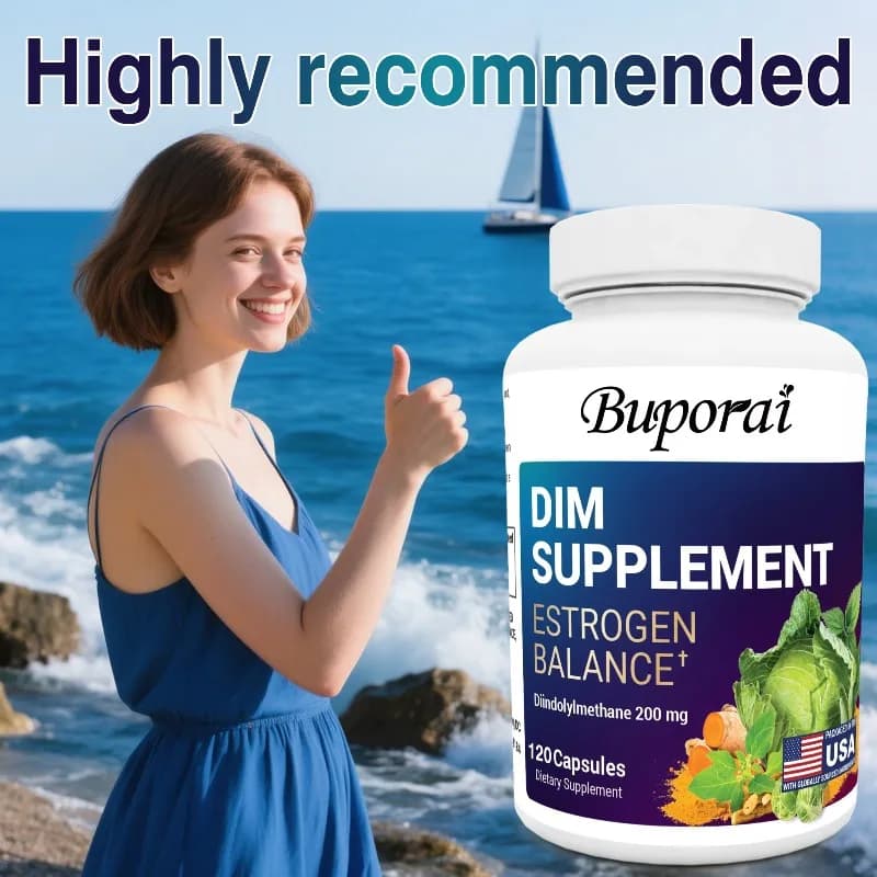 DIM Supplement - Antioxidant, Improves Mood, Support Female Endocrine Balancing, Reduce Menopausal Discomfort, Enhance Immunity