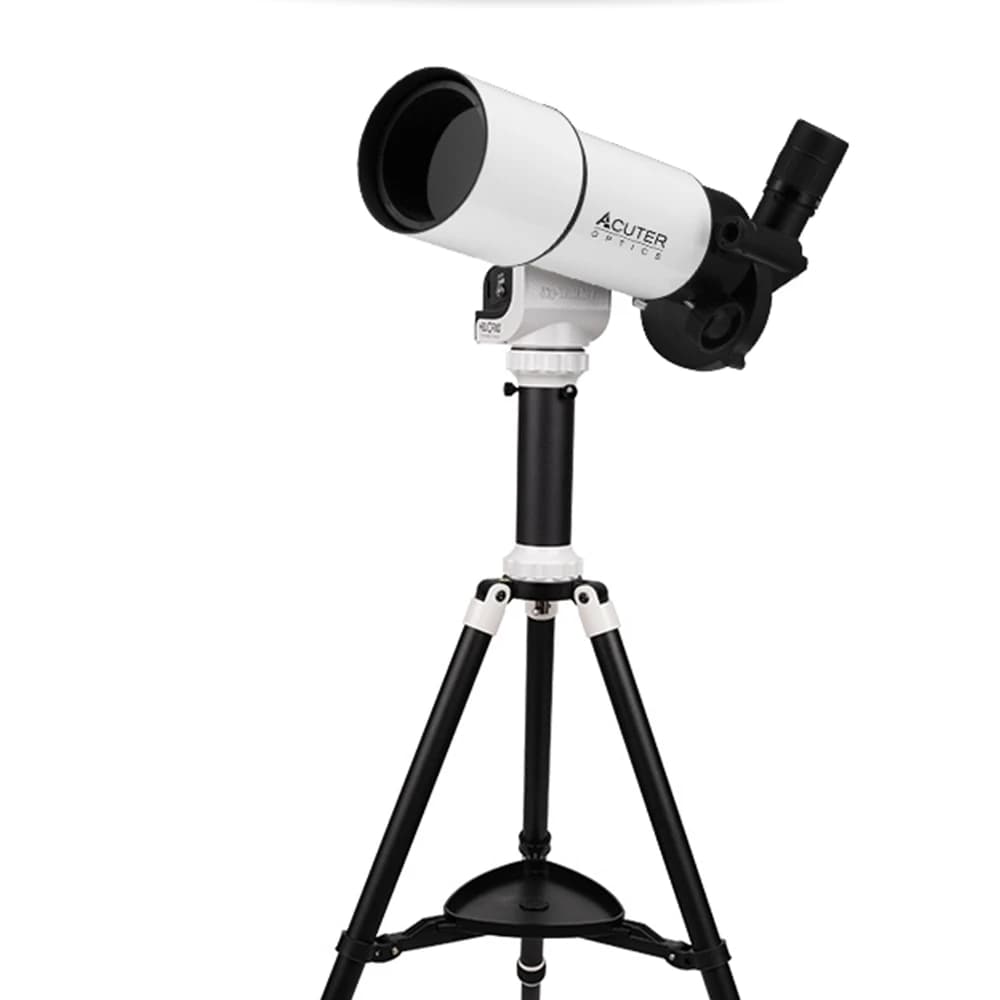 Telescopio Solare Acuter SUNGT804 per Osservazione Solare 80mm SolarQuest con Treppiede e Tracciamento Automatico di Macchie Solari ed Eclissi Solari 400mm