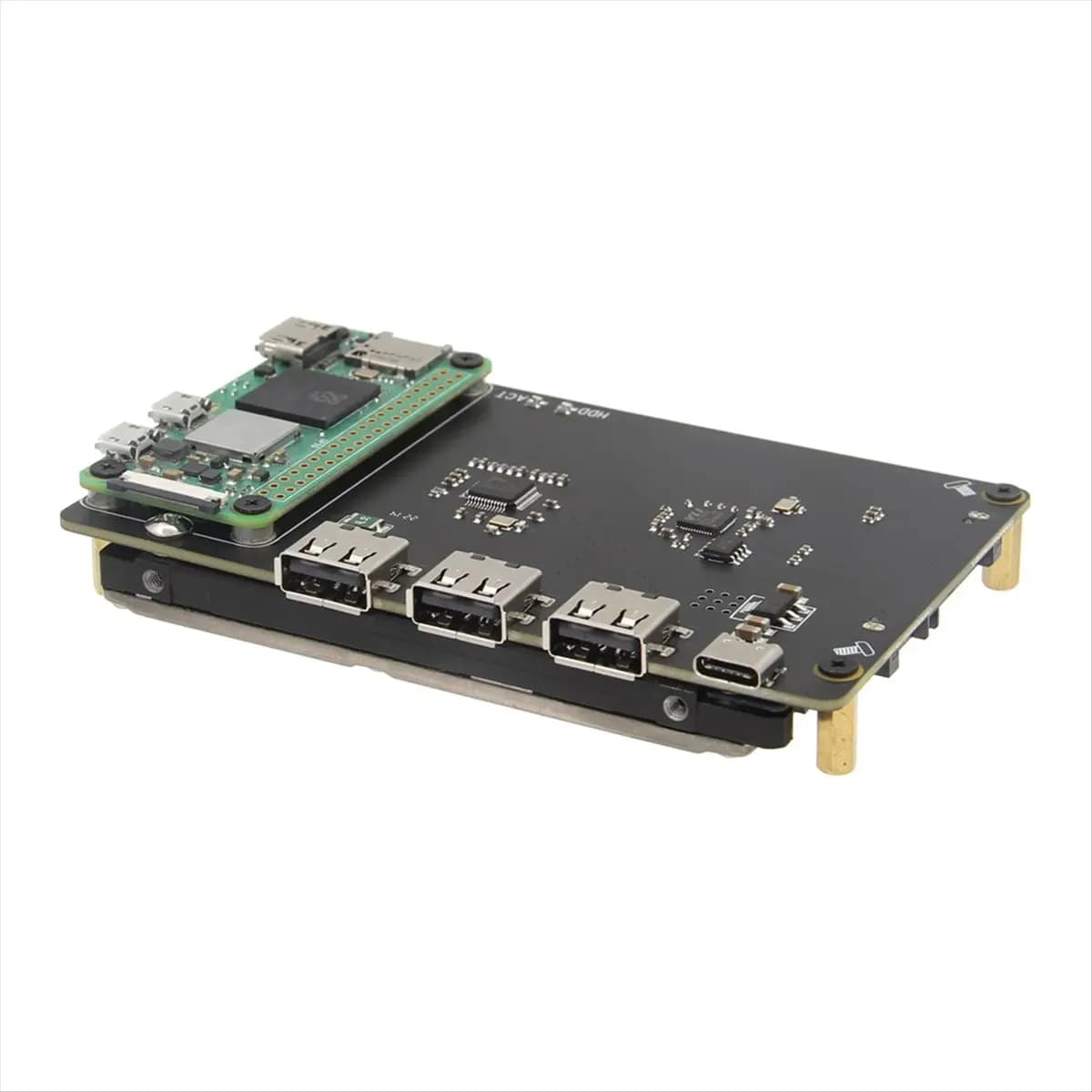 TCE X301 2.5Inch SATA HDD/SSD NAS Storage Expansion Board USB HUB for Zero 2 W / Zero W